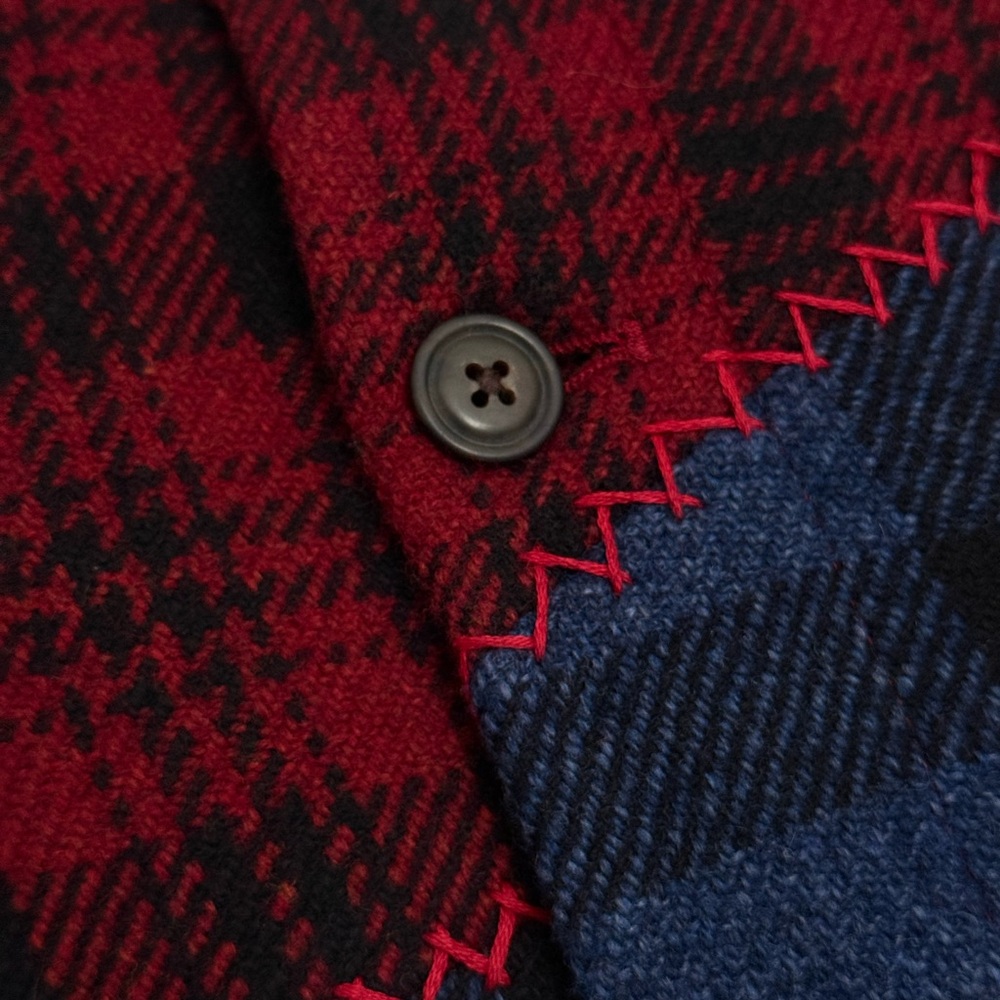 Polo By Ralph Lauren Patchwork Wool Hunting Chore… - image 6